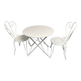 Garden furniture wrought iron folding year 50-60