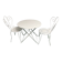 Garden furniture wrought iron folding year 50-60
