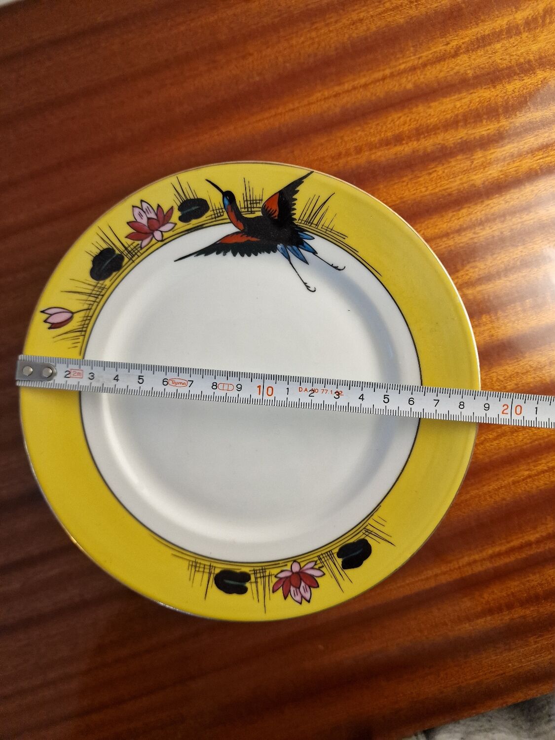 Superb set of 10 limoges porcelain dessert plates, art deco