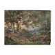 Huile sur toile paysage de sous-bois par Charrrier début XXe
