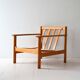 Scandinavian oak armchair