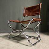 1960's tubular framed armchair
