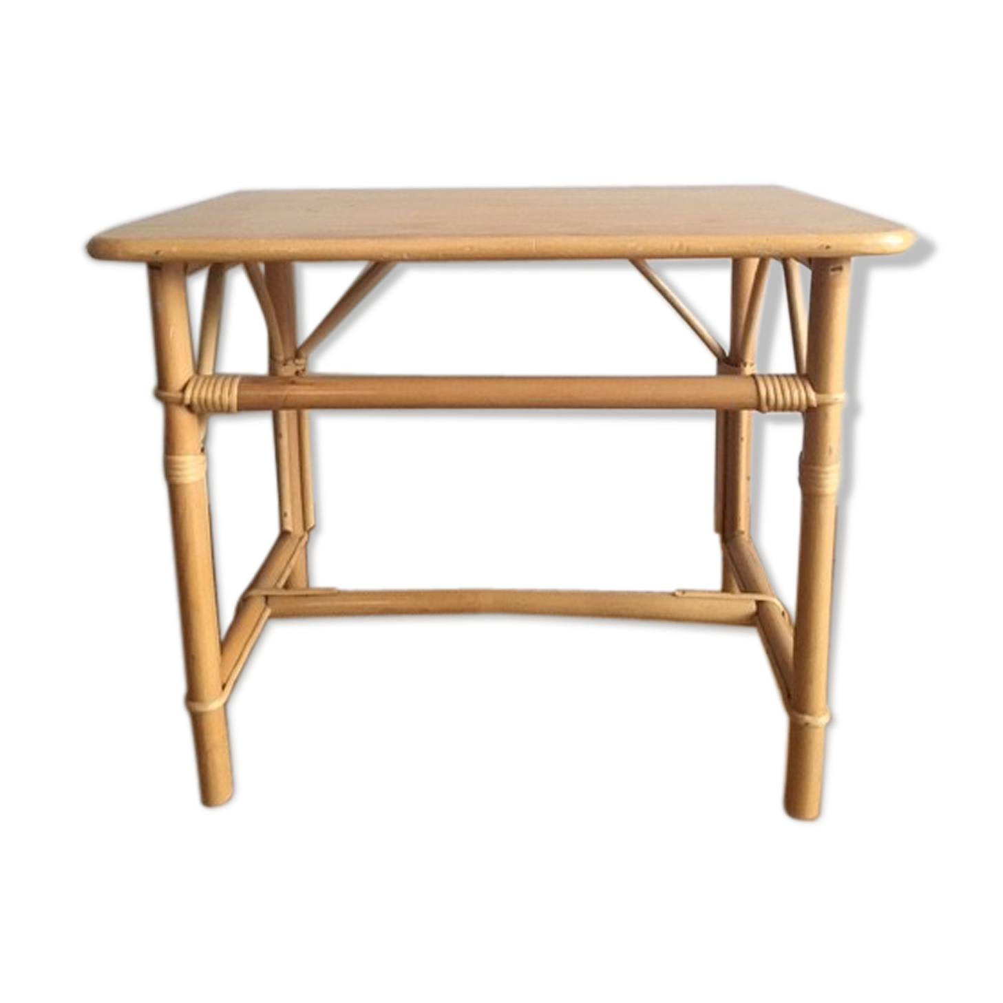 Rattan coffee table