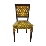 Chaise rembourrée de style Empire des années 1950
