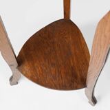 Art Deco console table in oak wood, France ca. 1930