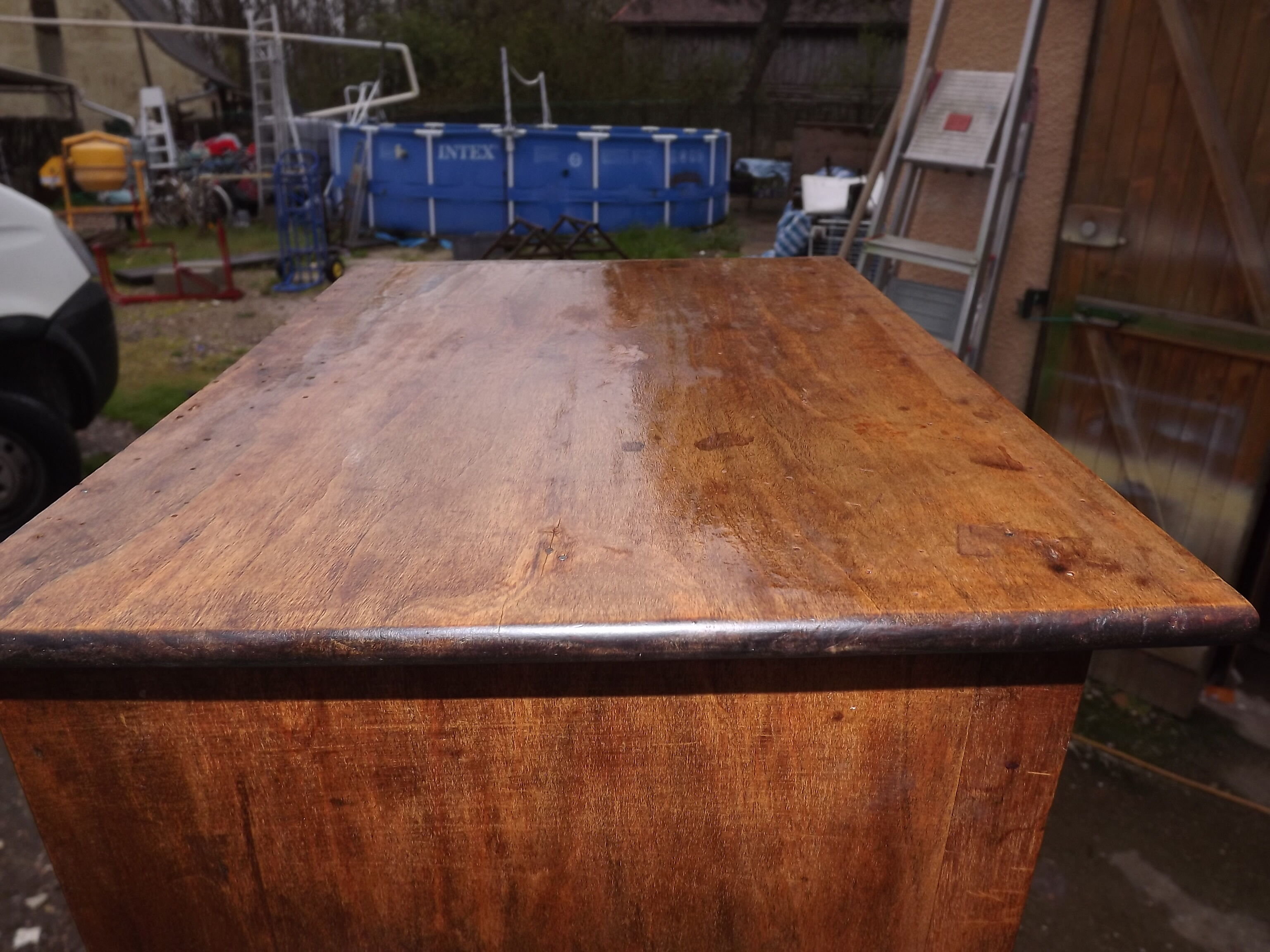 Bedside walnut 19 th