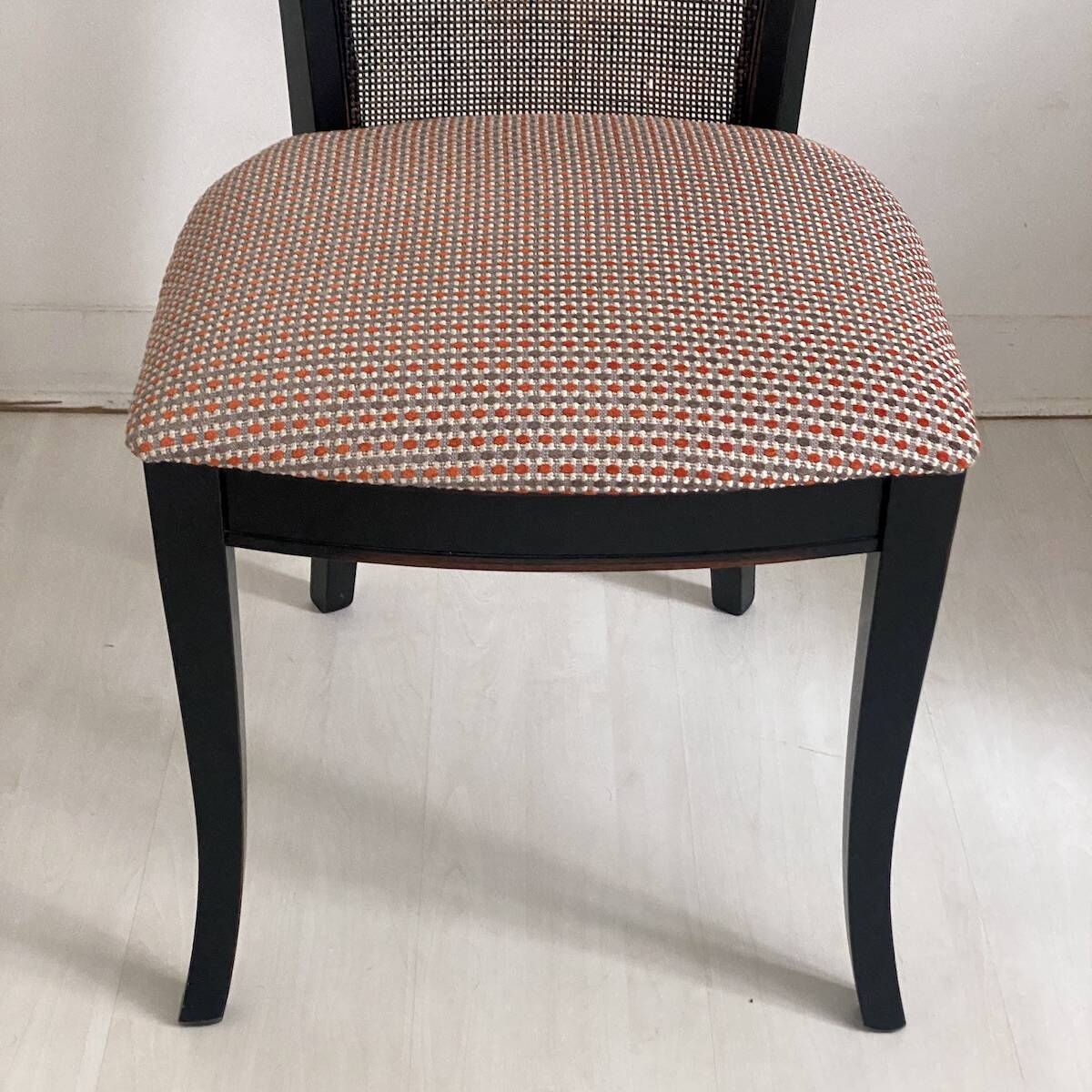 Chaise bois et cannage