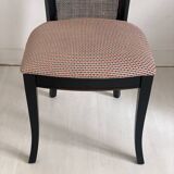 Chaise bois et cannage