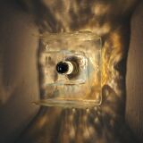 Italian Murano Glass Wall Lamps by Carlo Nason for Mazzega, 1970s, Set of 2