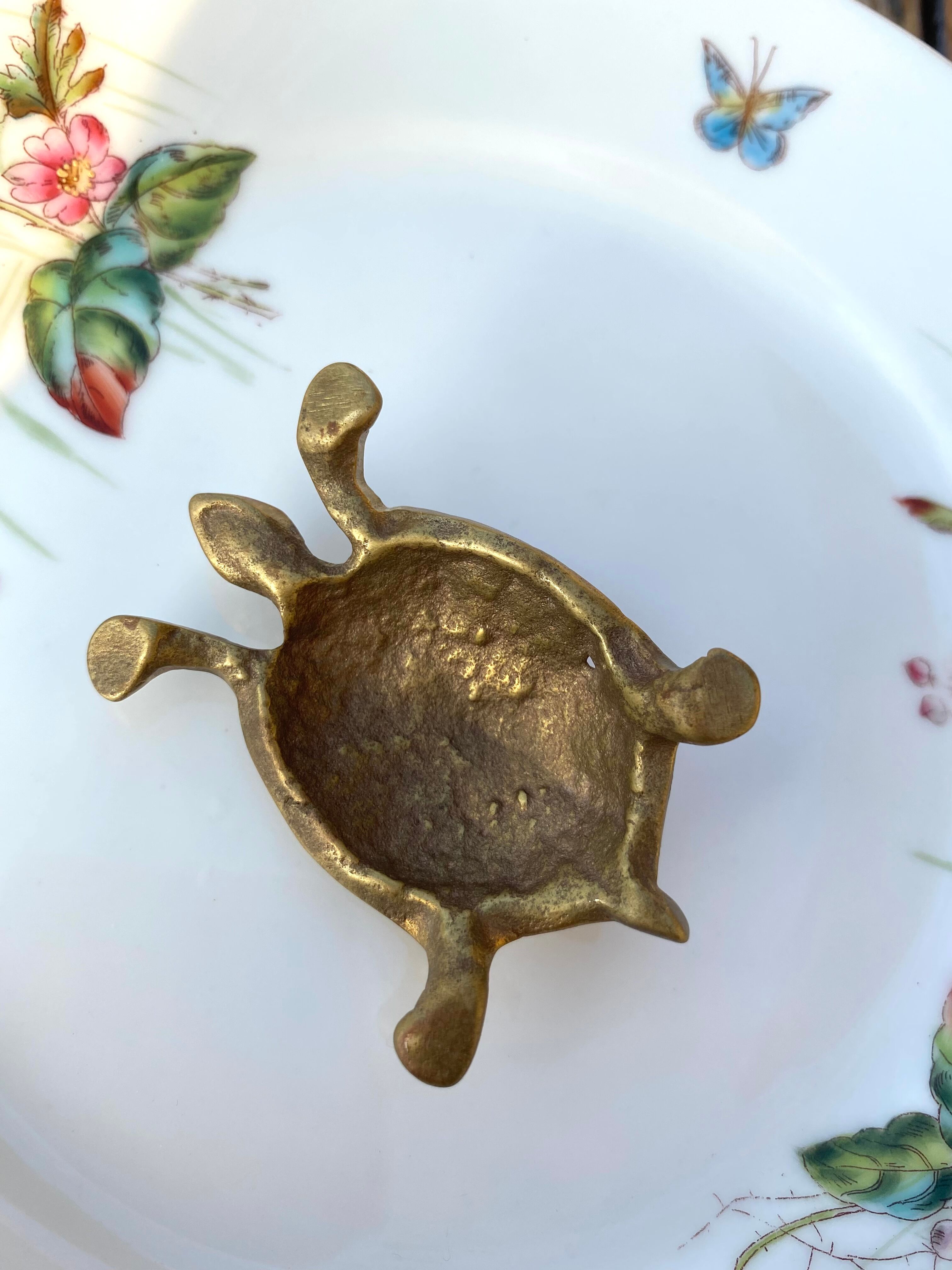 Brass turtle 7 cm