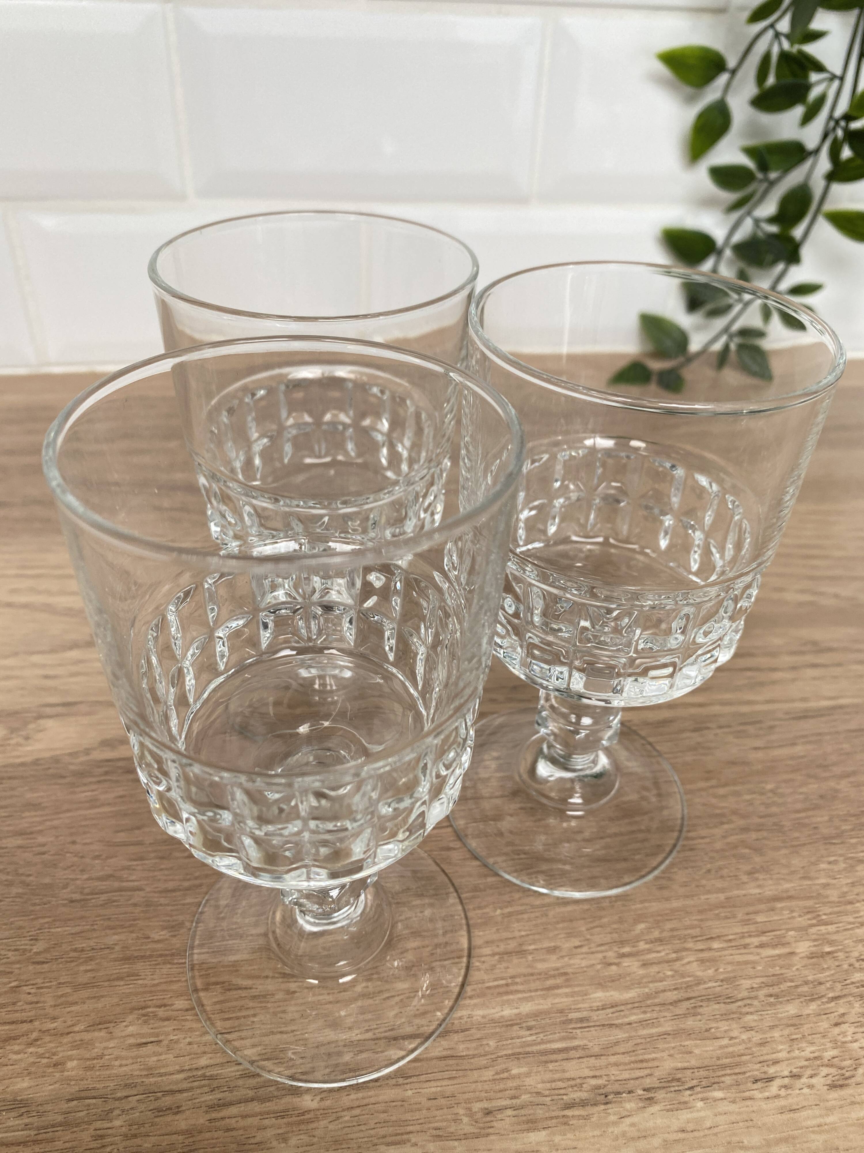 Set de 3 verres à vin rouge Luminarc Quadrille