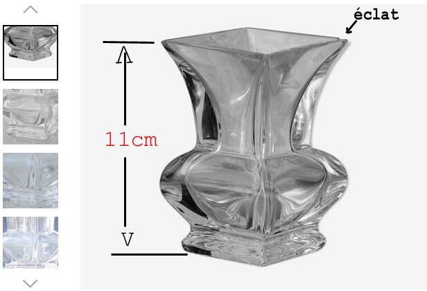 Vase en cristal de Sèvres