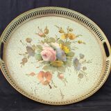 Old hand-painted metal top