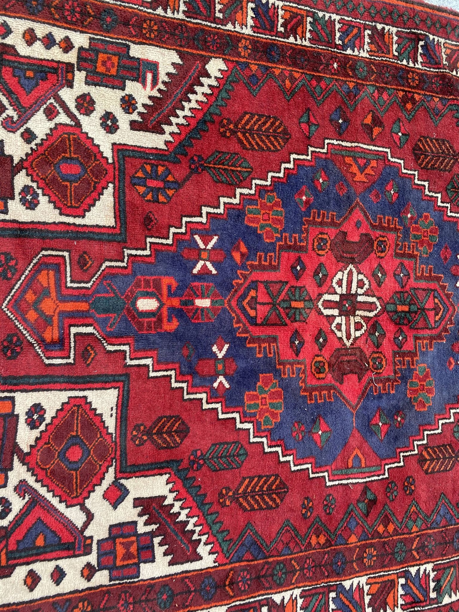 Tapis ancien persan Hamadan 160x218 cm