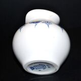 Saint Amand earthenware pitcher with stencil decoration