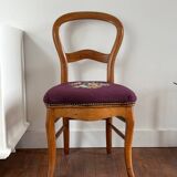 Chaise bois style Louis Philippe