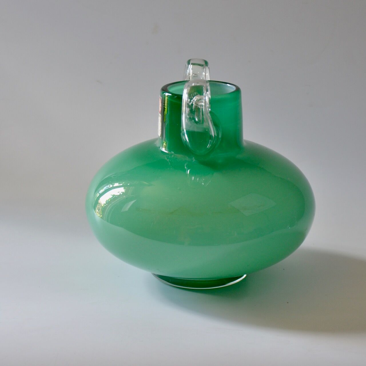 Blown glass vase 1970