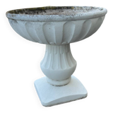 Jardinière coupe à fleurs pot ancien en pierre