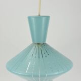 Lustre en verre forme diabolo