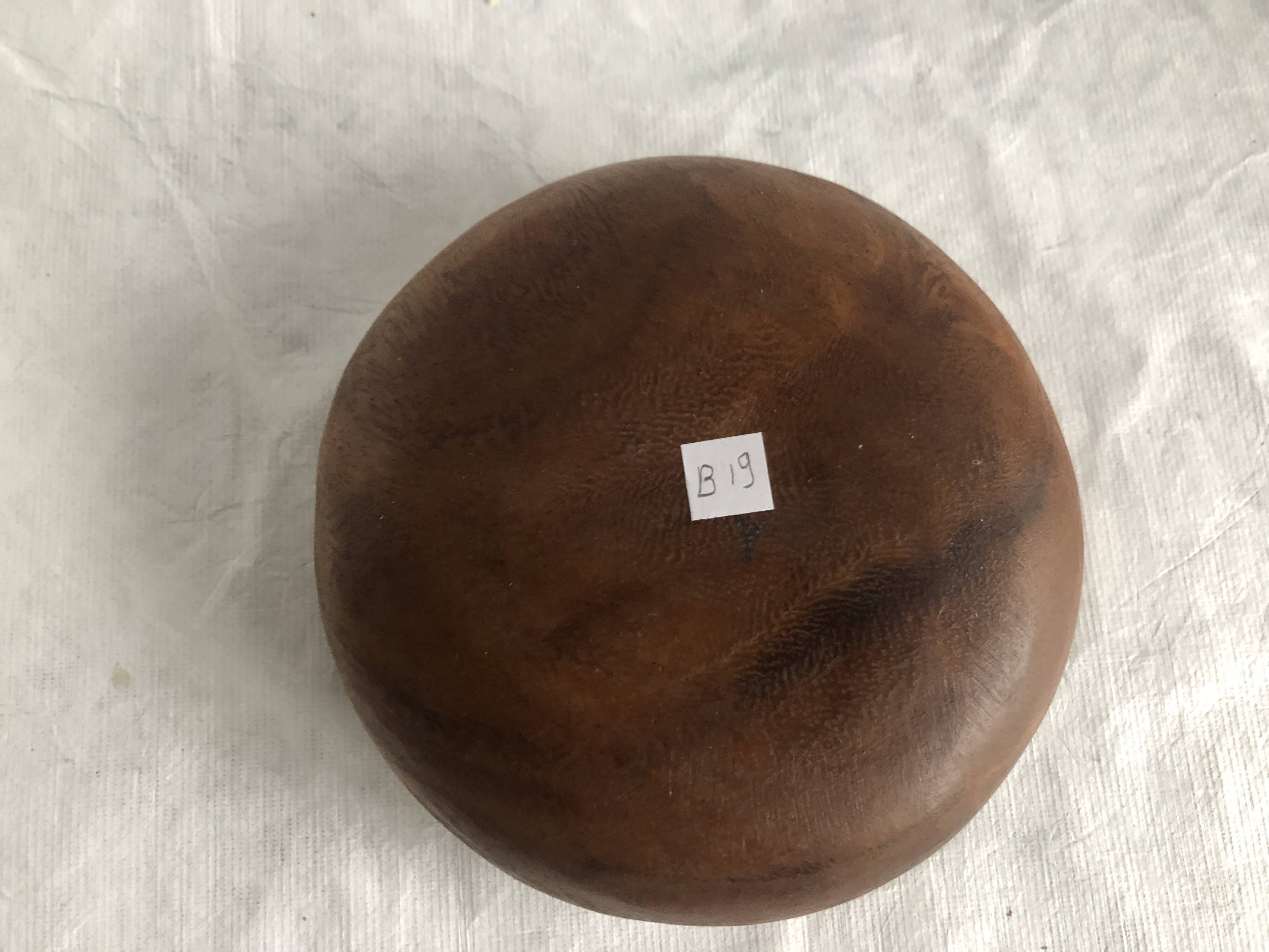 Vintage teak pocket empty
