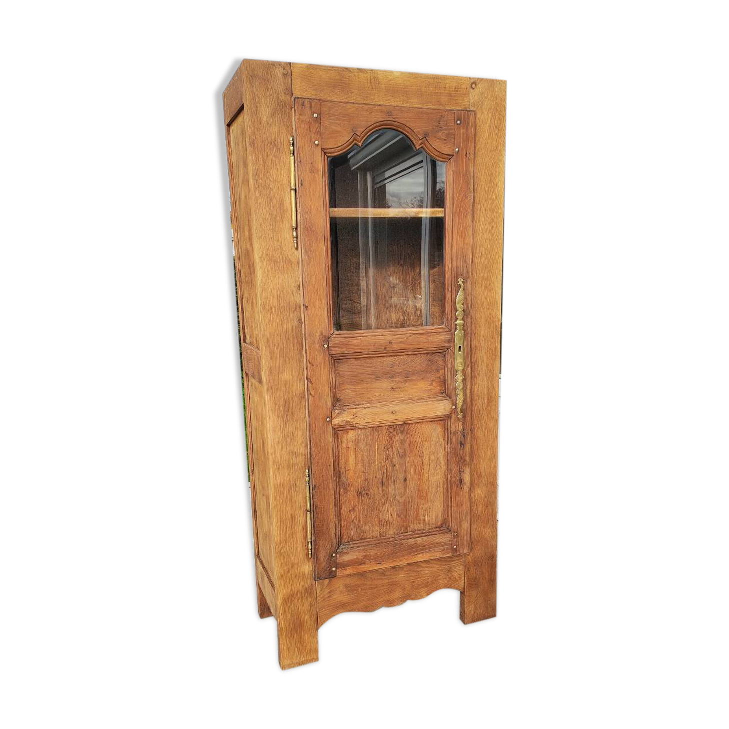 DELPHINE - Solid wood bonnetière wardrobe