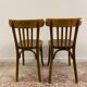 Pair of Baumann bistro chairs