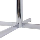 Roche Bobois Marble and chromed metal table. Circa 1970