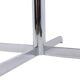 Roche Bobois Marble and chromed metal table. Circa 1970