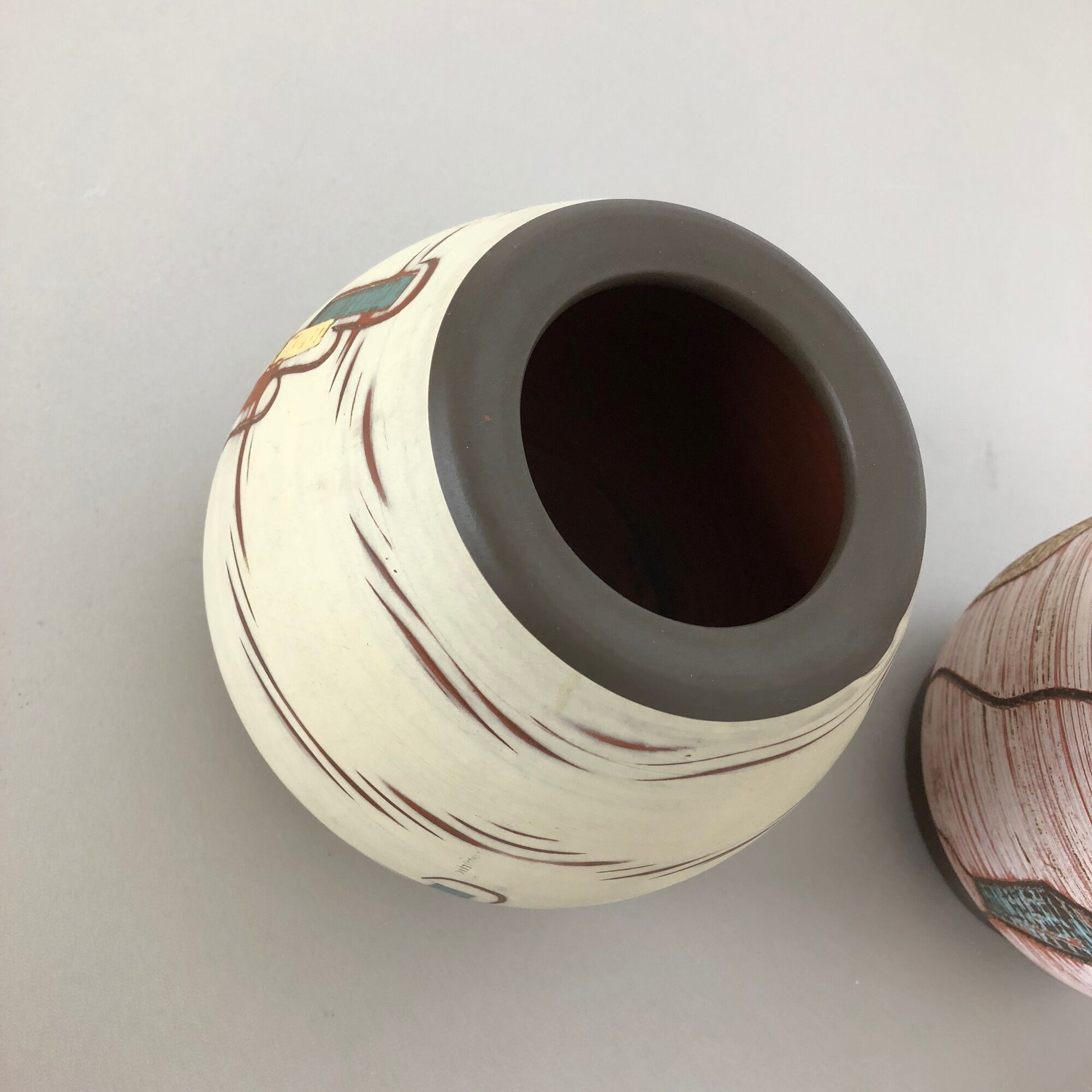 Set of 3 Ceramic Pottery Vase by Sawa Ceramic Franz Schwaderlapp, Germany 1960s