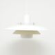 Lampe Sierra scandinave blanche, années 1970