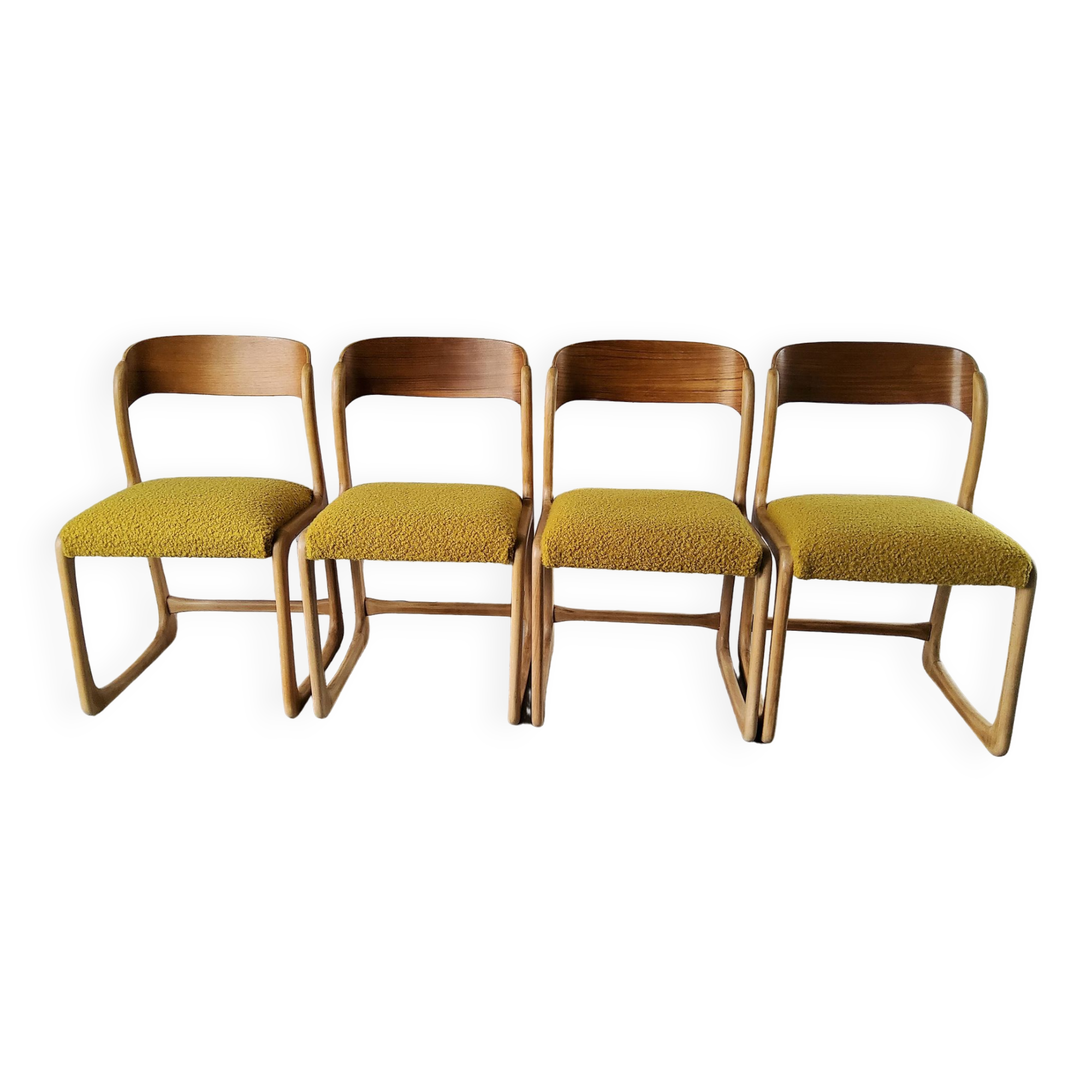 Baumann Sled Chair Set