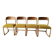 Ensemble de chaises traîneau Baumann