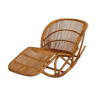 Rattan rocking long chair