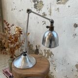 Artisanal bohemian chrome lamp