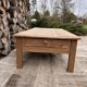 Table basse de ferme chêne massif