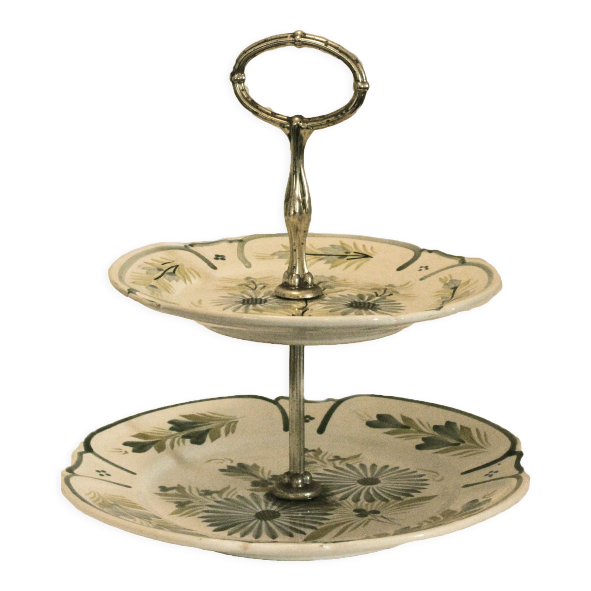 Two floors tray Henriot Quimper