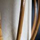 Lampe en rotin et bambou de Louis Sognot 1960