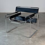 Marcel Breuer Wassily Chair for Gavina, Bauhaus Icon in Leather, 1960s