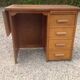 Vintage desk from the 1950s, medium oak