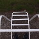 6 fauteuils de jardin fer et plastique