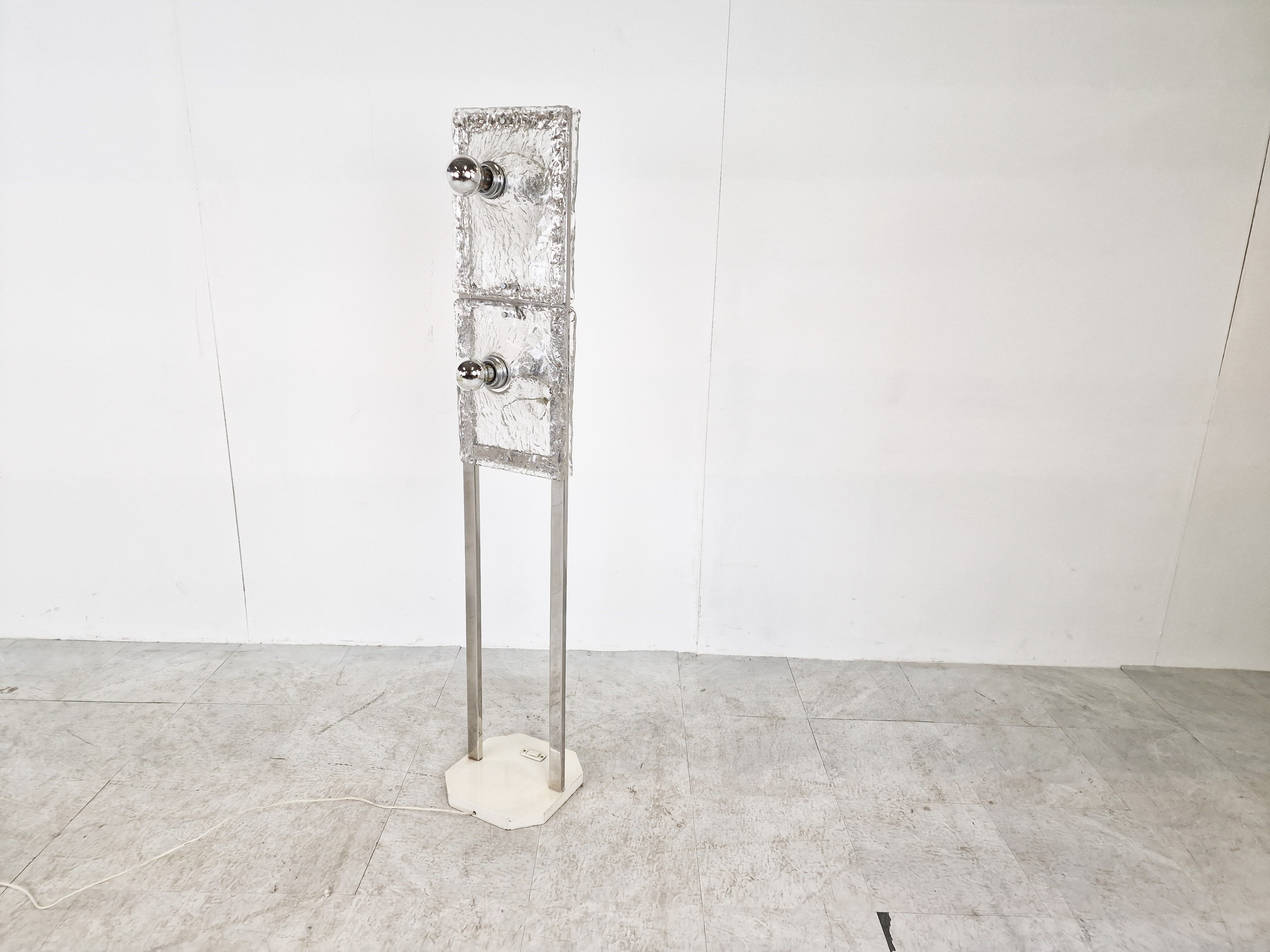 Mid century Murano glass floor lamp, 1970s
