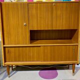 Buffet haut, meuble bar vintage de style scandinave