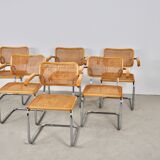 Set of 6 armchairs B64 by Marcel Breuer
