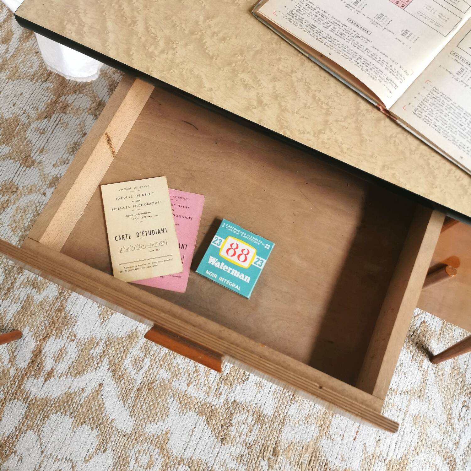 Baumann Vintage Desk and Chair 1960