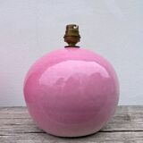 Pink ceramic lamp