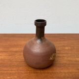 Mid-century German studio pottery vase by Melitta Teubner, 1960s.