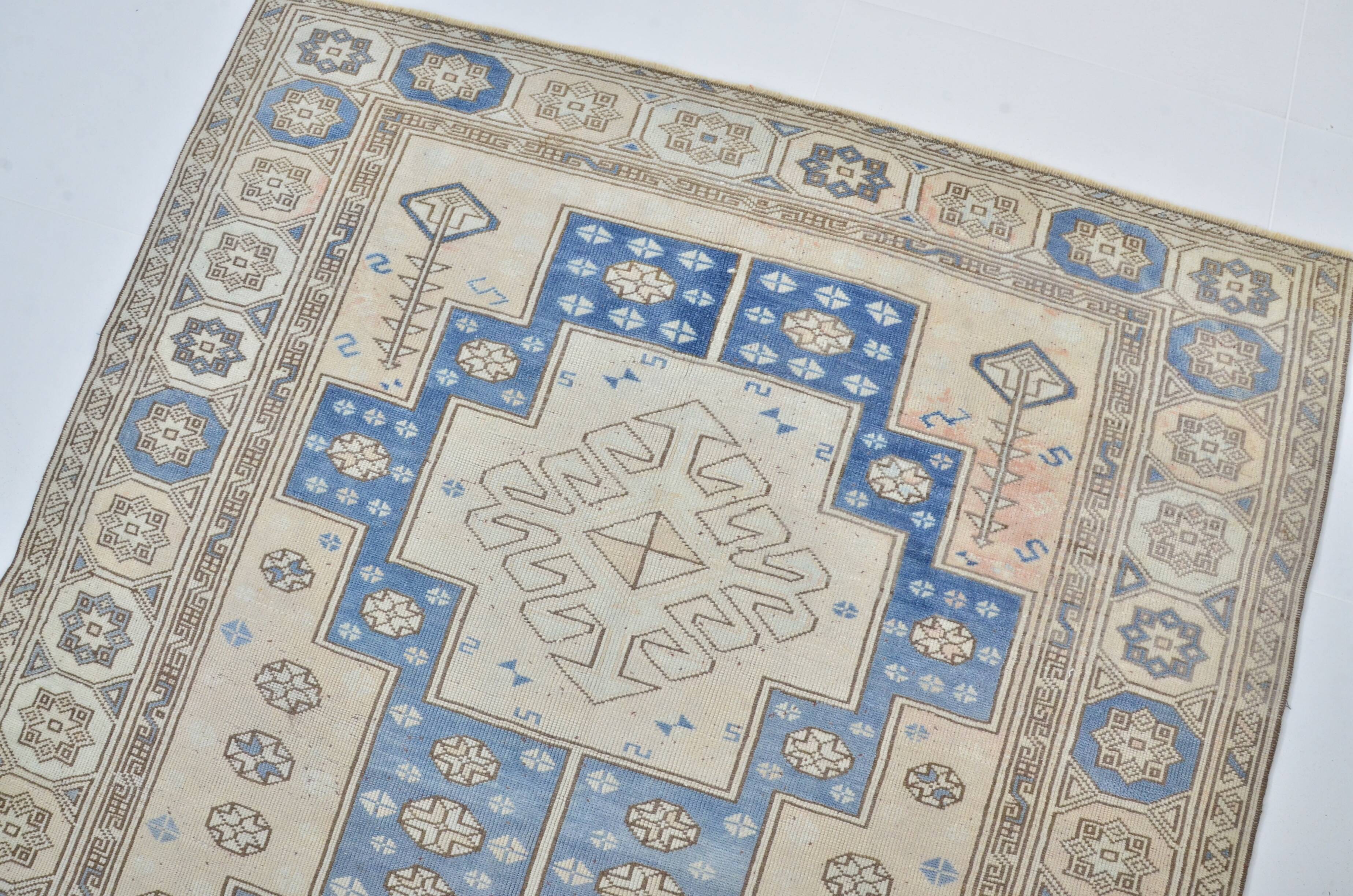 Turkish Oushak handmade rug sku 3550
