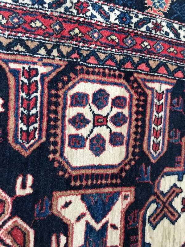 Tapis vintage caucasien chirwan 140x210 cm