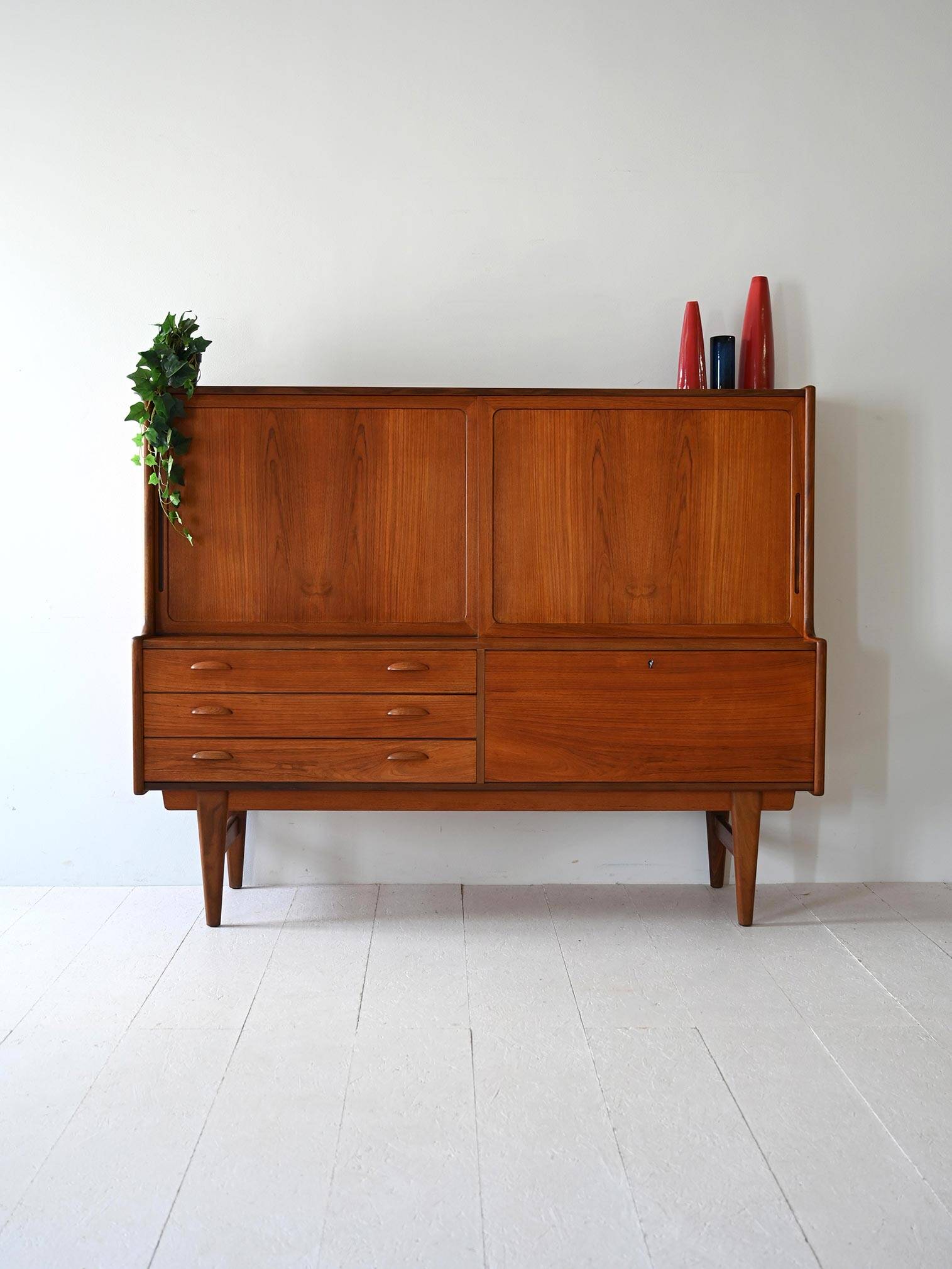 1960s Scandinavian Teak Sideboard Cabinet
