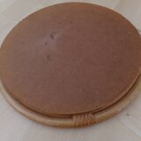 Round bamboo mirror - 27cm
